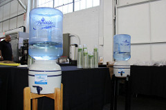 Water bottles at DrupalCon