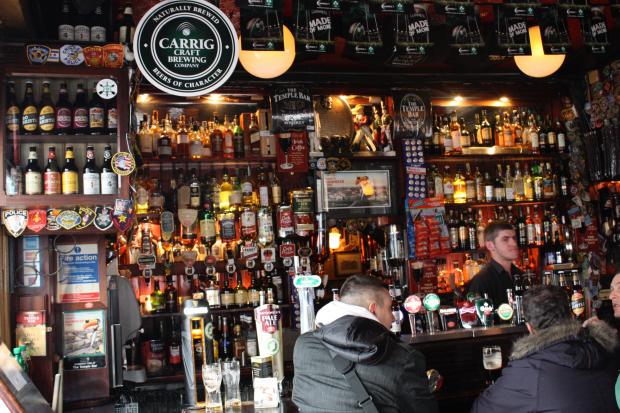 People at Dublin pub